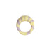 SPIRAL GLASS RING BUTTER PURPLE SATIN